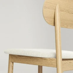 Elephant Chair, Natural Oak / Black Leather