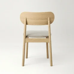 Elephant Chair, Natural Oak / Black Leather