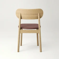 Elephant Chair, Natural Oak / Black Leather