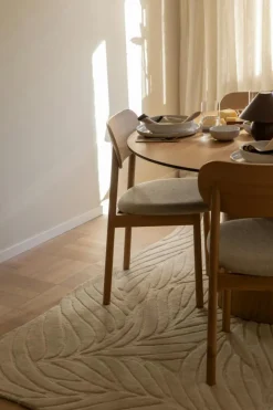 Elephant Chair, Natural Oak / Black Leather