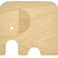 Elephant Coaster 10x11 cm, Blue