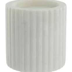 Eliana Candle Holder Marble White 12.5 cm
