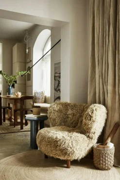 Elin Rug 150 cm, Natural Grey