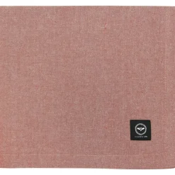 Elin Table Cloth 140x250 cm, Rust/Ecru