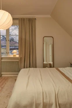 Ella Crincle Bedspread 260x260 cm, Sand