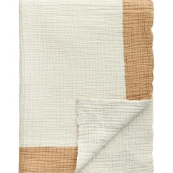 Ella Crincle Bedspread 260x260 cm, Sand