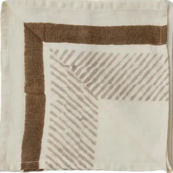 Ella Napkin 50x50 cm, Hazelnut