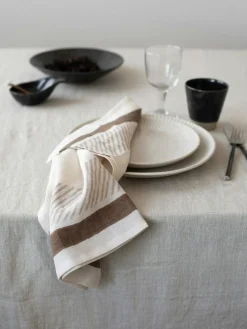 Ella Napkin 50x50 cm, Hazelnut