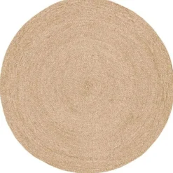Ella Rug 125 cm, White/Natural