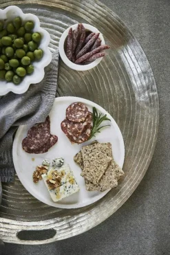 Ellia Serving Tray Ø25 cm, White