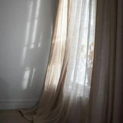 Ellie Curtain Double Width 290x290 cm, Nature