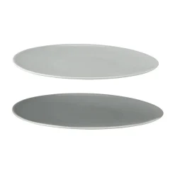 Emma Plate 22cm, 2-pack, Grey