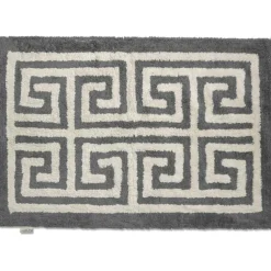 Entrance Bathroom Rug 60x90 cm, White/Beige