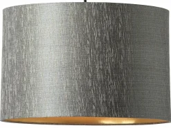 Erica Lampshade 40 cm, Grey/Gold