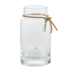 Ernst Candle Holder 12x5 cm, Clear