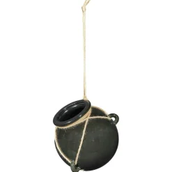 Eya Hanging Flowerpot, Dark Green
