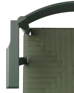 F Armchair, Oiled Oak / Black Webbing