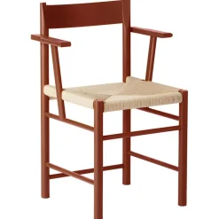 F Armchair, Oiled Oak / Neutral Paper Cord