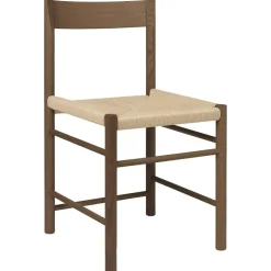 F Chair, Oiled Oak / Neutral Paper Cord