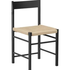 F Chair, Oiled Oak / Neutral Paper Cord