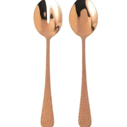 Fenix Salad Servers 2 Pieces, Copper