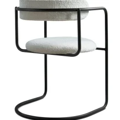 FF Cantilever Chair, Black Leather / Black