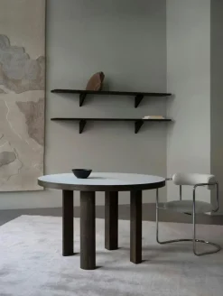 FF Cantilever Chair, Black Leather / Black