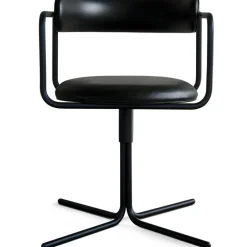 FF Swivel Chair, Liquorice Loop / Chrome
