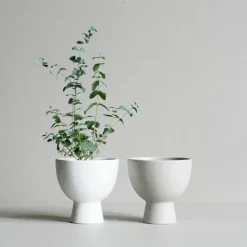 Figure Pot 15x15 cm, White