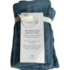Fine Face Towels 30x30 cm 3-pack, Clay
