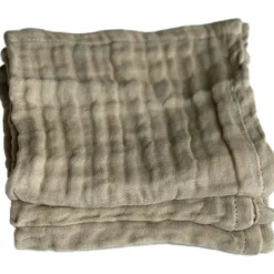 Fine Face Towels 30x30 cm 3-pack, Clay