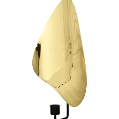 Flambeau Wall Lights, Grey/Bronzed Brass