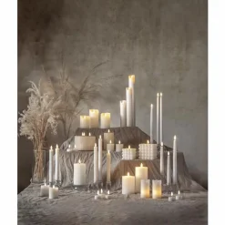 Flamme Antique Candle 2-pack LED, White