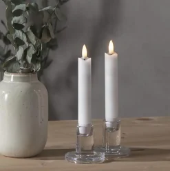 Flamme LED Antique Candle White 2-pack, 15 cm