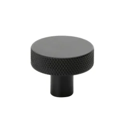 Flat Knob 32, Matt Black