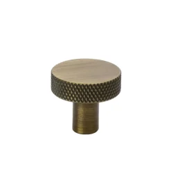 Flat Knob 26, Matt Black