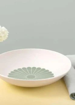 Fleur Pasta Bowl 24 cm, Vert
