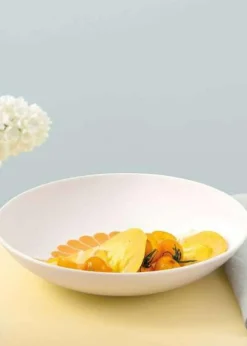 Fleur Pasta Bowl 24 cm, Vert