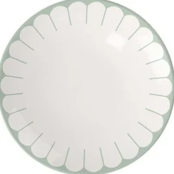 Fleur Side Plate 21 cm, Vert