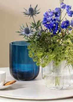 Fleur Vase 15 cm, Bleu