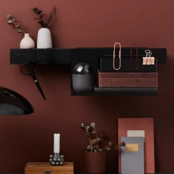 Flex Hooks 2-pack For Magnetic Shelf, Black