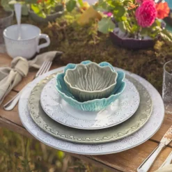 Flora Bowl 17 cm, Green