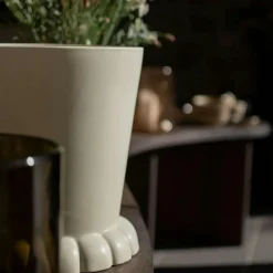 Flora Pot Ø19 cm, Beige