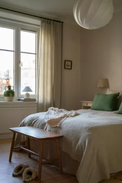 Flora Table Lamp 25 cm, Burgundy