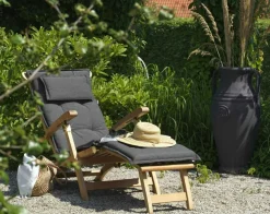 Florina Deckchair Pad, Anthracite