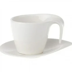 Flow Coffee Cup With Saucer