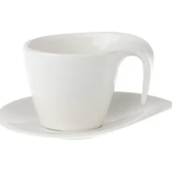 Flow Espresso Cup With Saucer