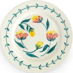 Flowers Plate Tulips, 28 cm