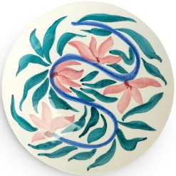 Flowers Plate Water Lilies, 20 cm