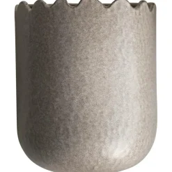 Flowery Wall Pot 19 cm, Beige